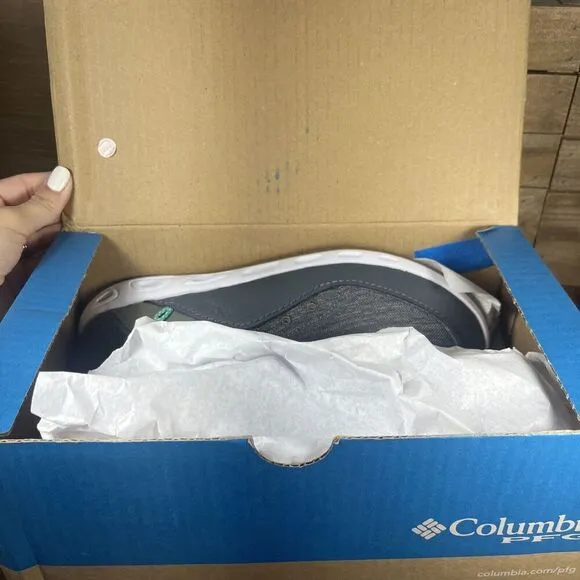 Columbia Mens Size 8.5 Bahama Vent Hightide Slip-Ons Gray Slip On New In Box