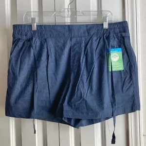 Columbia Women's Slip-On Shorts Regular Fit Blue NWT - Size Large