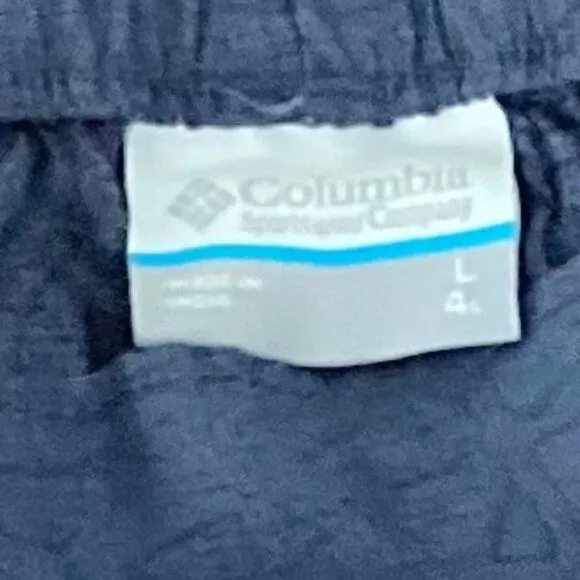 Columbia Women's Slip-On Shorts Regular Fit Blue NWT - Size Large
