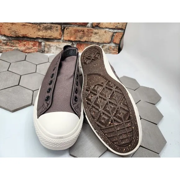 Converse by You Custom Chuck Taylor All Star Slip On Ox Men Size 10.5 Mocha