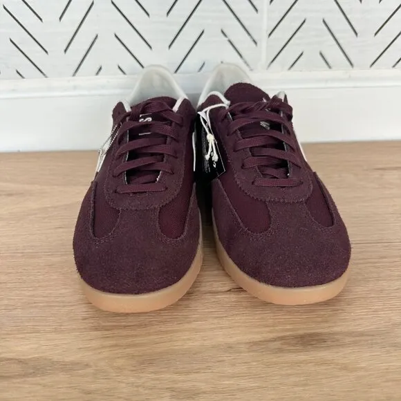 ⭐Converse Run Star Trainer Ox Size 5.5 Men Casual Shoes Suede Burgundy A13360C⭐