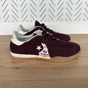 ⭐Converse Run Star Trainer Ox Size 5.5 Men Casual Shoes Suede Burgundy A13360C⭐