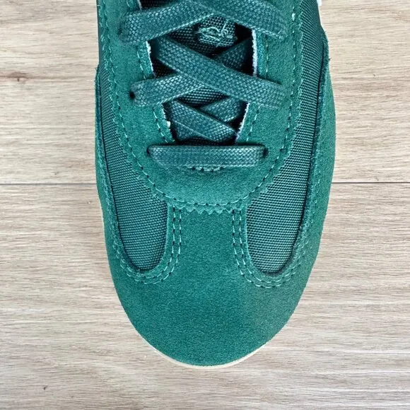 ⭐Converse Run Star Trainer Ox Sz 7.5 Womens Shoes Suede Green Casual A13359C New