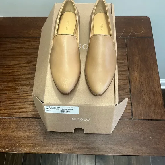 COPY - Nisolo Everyday Slip On Loafer Almond NEW 7