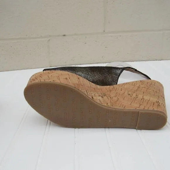 Cordani Janey Cork Wedge Platform Sandal Heels