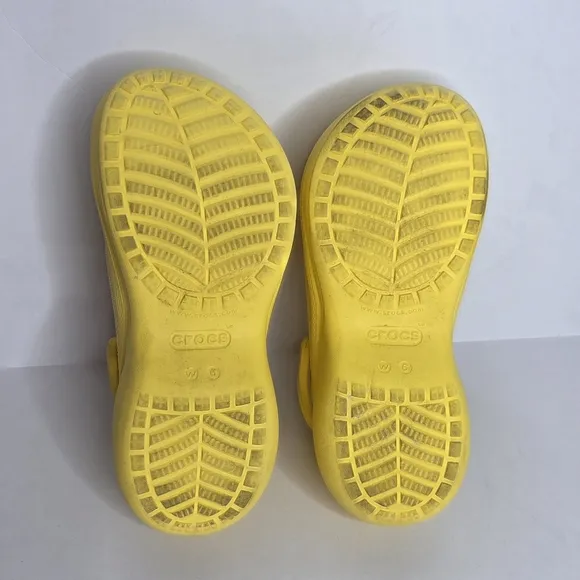 Crocs Bae Platform Clogs Sunshine Yellow Women's Size 6