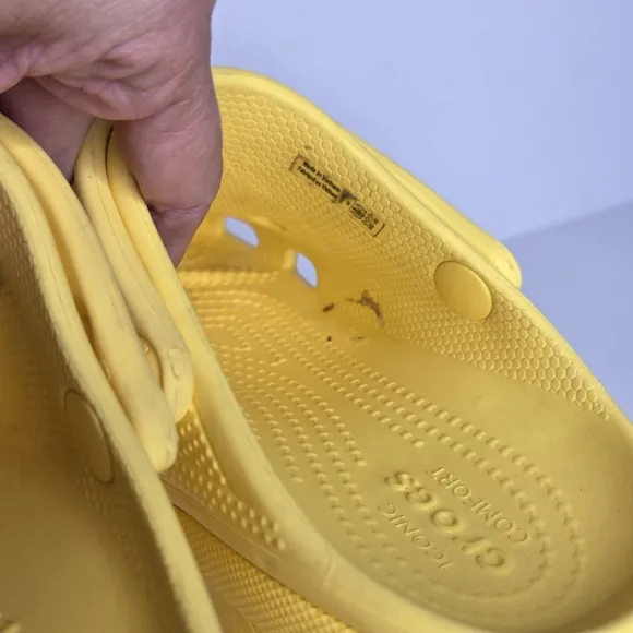Crocs Bae Platform Clogs Sunshine Yellow Women's Size 6