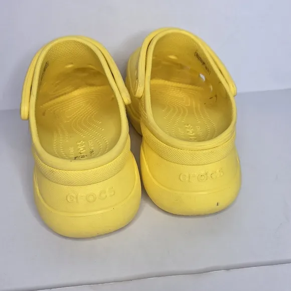 Crocs Bae Platform Clogs Sunshine Yellow Women's Size 6