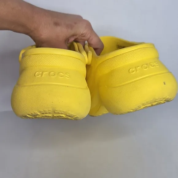Crocs Bae Platform Clogs Sunshine Yellow Women's Size 6