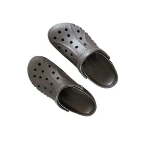 Crocs Baya Mens Espresso Brown Slip On Waterproof Comfort Clogs Sandals Size 12