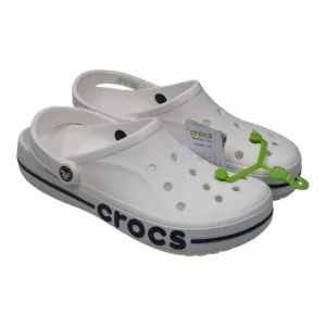Crocs Bayaband Unisex Clog White Navy Size M8 W10 Comfort Lightweight Casual