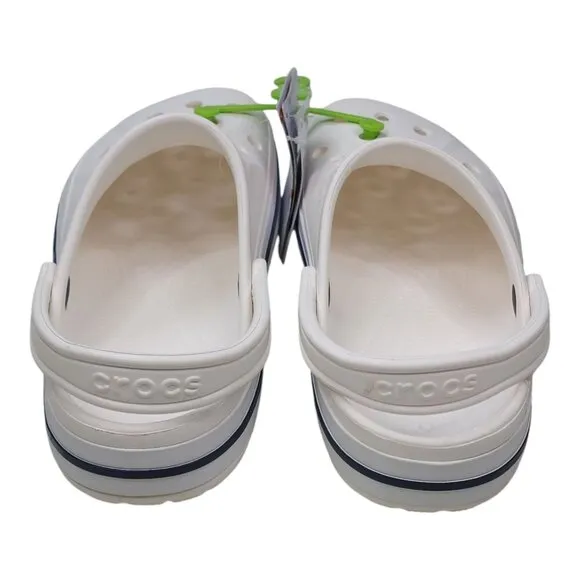 Crocs Bayaband Unisex Clog White Navy Size M8 W10 Comfort Lightweight Casual