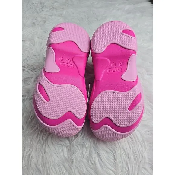 Crocs Bubble Crush Clog 210061 Pink Crush UNISEX Women's Size 7 Men's Size 5