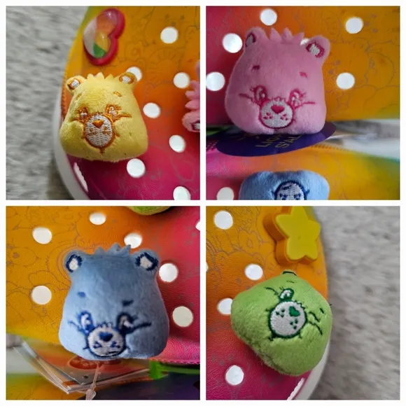 CROCS Care Bears Crush Clog Limitted Edition Women's Platform Light-up Clogs NEW