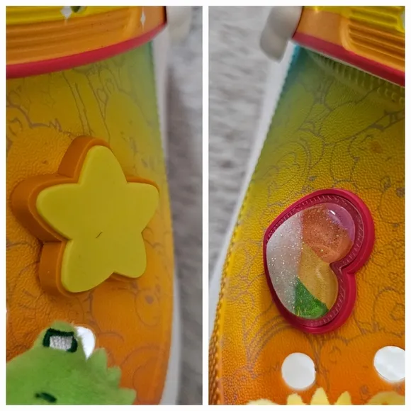 CROCS Care Bears Crush Clog Limitted Edition Women's Platform Light-up Clogs NEW