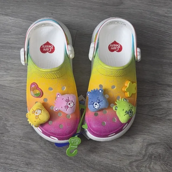 Crocs Care Bears Crush Clog Size M5 W7 Multicolor Light Up S'allume