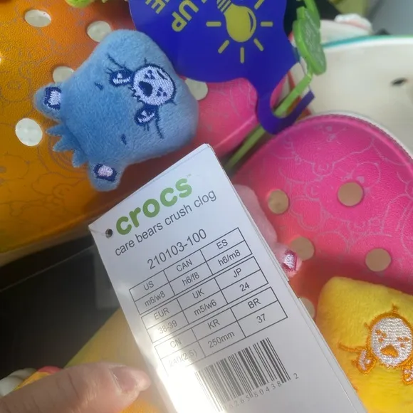 Crocs Care Bears Crush Clog Women's Size 7 &amp; 8