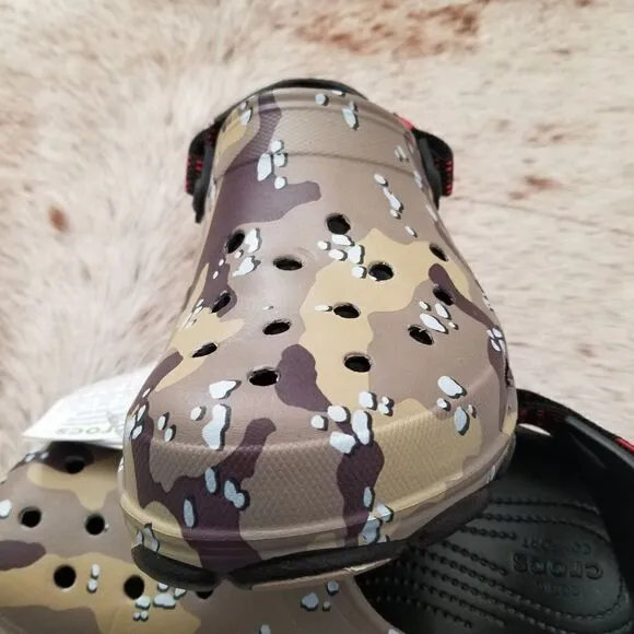 CROCS Classic All Terrain Desert Camo Clogs Unisex Size Men 8/Women 10 NEW