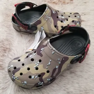 CROCS Classic All Terrain Desert Camo Clogs Unisex Size Men 8/Women 10 NEW