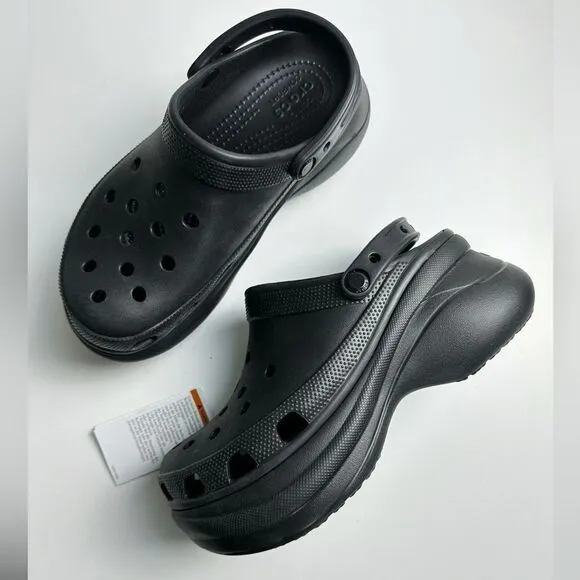 Crocs Classic Bae Clogs Black Size 10 Womens NWT