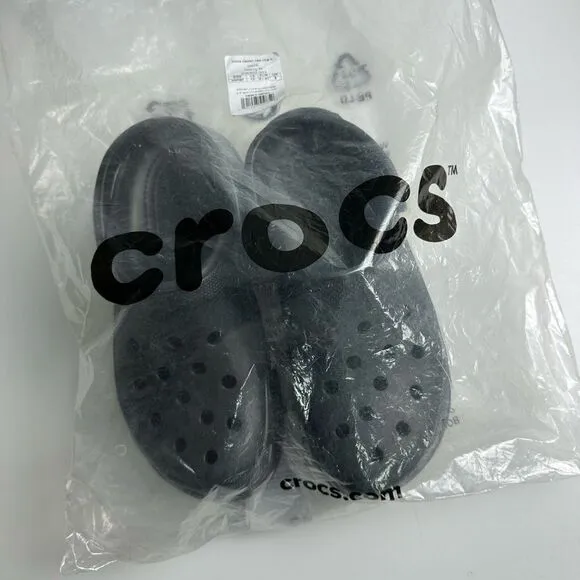 Crocs Classic Bae Clogs Black Size 10 Womens NWT