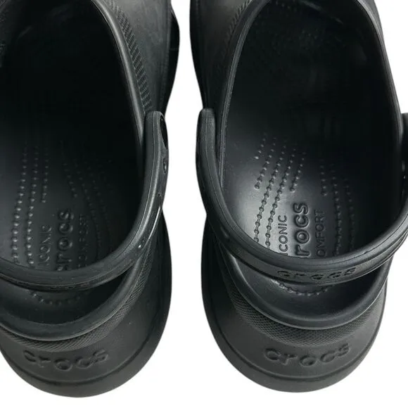 Crocs Classic Bae Clogs Black Size 10 Womens NWT