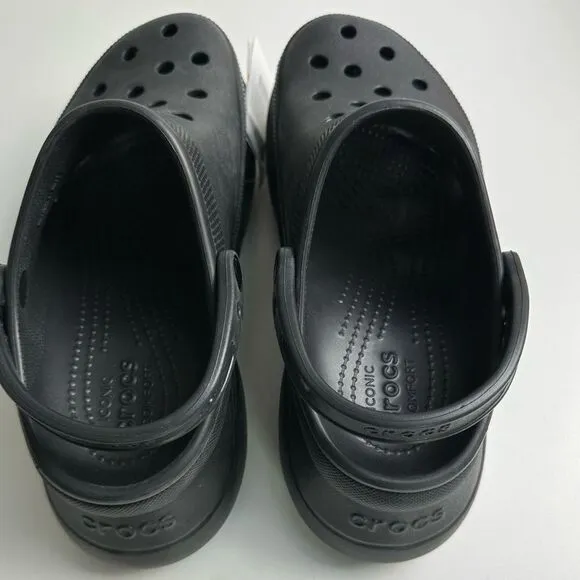 Crocs Classic Bae Clogs Black Size 10 Womens NWT