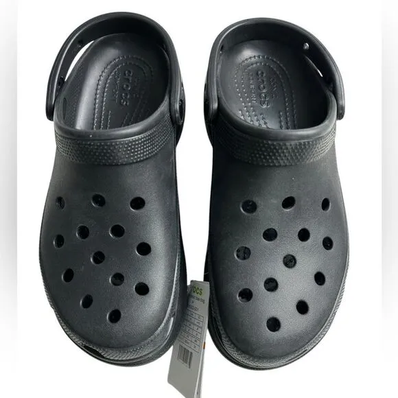Crocs Classic Bae Clogs Black Size 10 Womens NWT