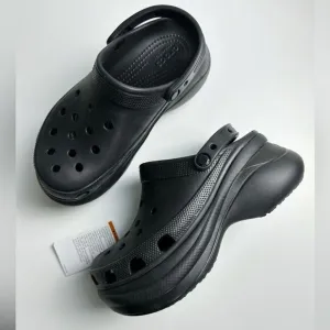 Crocs Classic Bae Clogs Black Size 10 Womens NWT