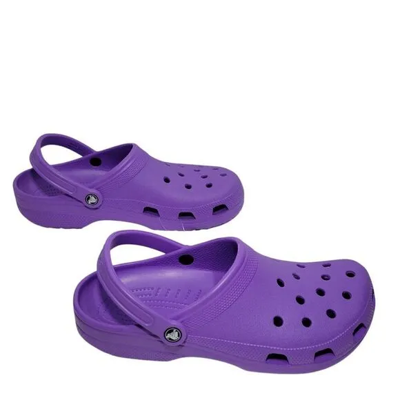 Crocs Classic Clogs Mens Size 11 Womens Size 13 Purple 10001-5AJ Comfort NEW
