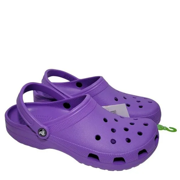 Crocs Classic Clogs Mens Size 11 Womens Size 13 Purple 10001-5AJ Comfort NEW