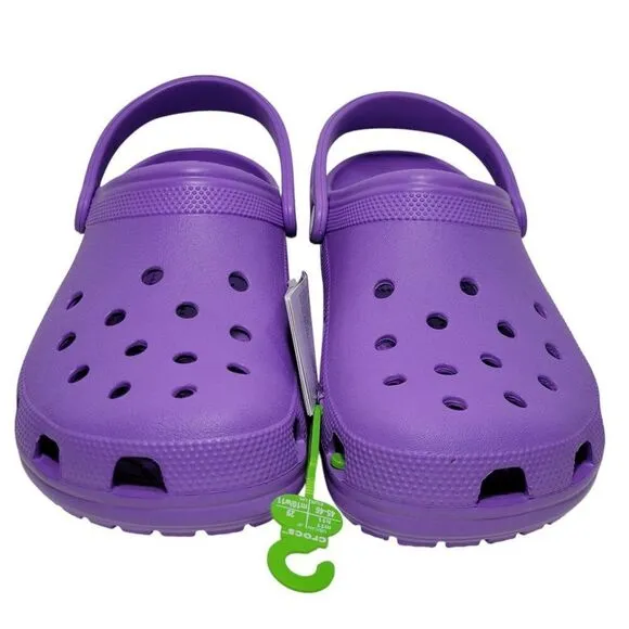 Crocs Classic Clogs Mens Size 11 Womens Size 13 Purple 10001-5AJ Comfort NEW