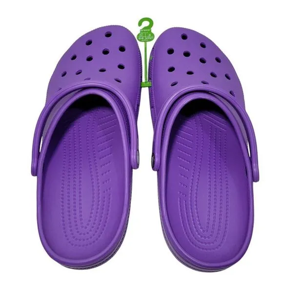 Crocs Classic Clogs Mens Size 11 Womens Size 13 Purple 10001-5AJ Comfort NEW