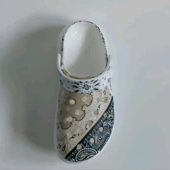 Crocs Classic Crush Bandana Platform Clog Womens size 4
