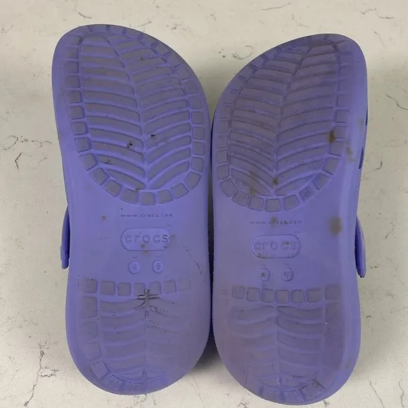 Crocs Classic Crush Clog Moon Jelly Size 4 Men's, 6 Women's
