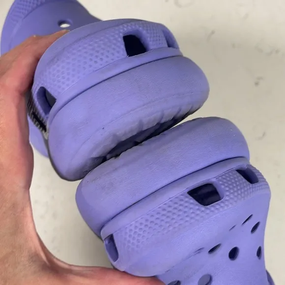 Crocs Classic Crush Clog Moon Jelly Size 4 Men's, 6 Women's