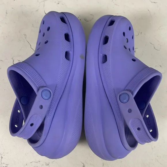 Crocs Classic Crush Clog Moon Jelly Size 4 Men's, 6 Women's