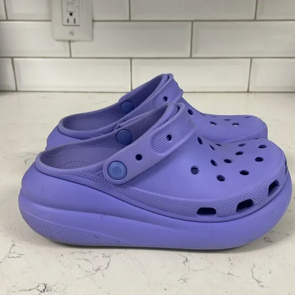 Crocs Classic Crush Clog Moon Jelly Size 4 Men's, 6 Women's