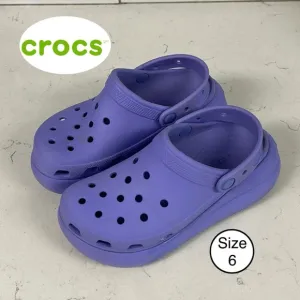 Crocs Classic Crush Clog Moon Jelly Size 4 Men's, 6 Women's