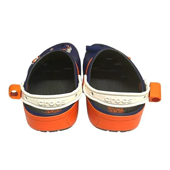 Crocs Classic Hasbro Nerf Clogs Blue Orange Unisex Size Men’s 8 Women’s 10 NWT