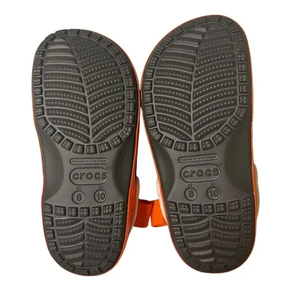 Crocs Classic Hasbro Nerf Clogs Blue Orange Unisex Size Men’s 8 Women’s 10 NWT