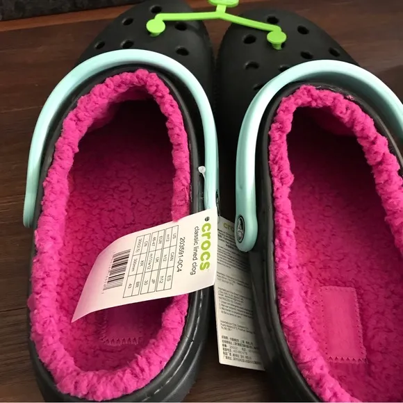 Crocs Classic Lined Clogs Mens Size 12 NWT