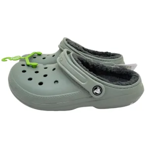 CROCS Classic Lined Clogs Women's Moss/Multi Size 8 NWT