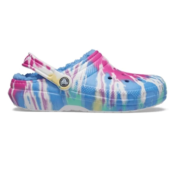 Crocs Classic Lined Tie-Dye Clog