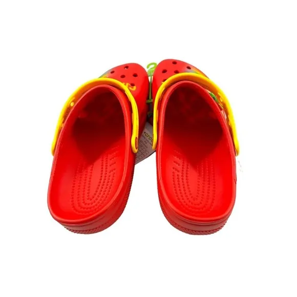 Crocs Classic Lucky Charms Magically Delicious Clogs Red Mens Size 11
