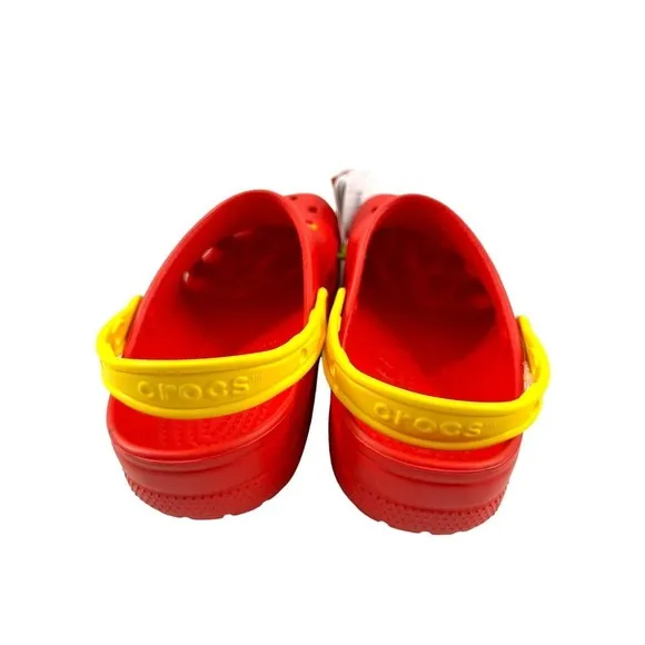 Crocs Classic Lucky Charms Magically Delicious Clogs Red Mens Size 11