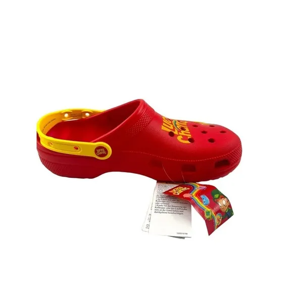 Crocs Classic Lucky Charms Magically Delicious Clogs Red Mens Size 11