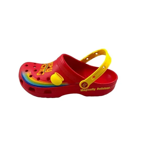 Crocs Classic Lucky Charms Magically Delicious Clogs Red Mens Size 11