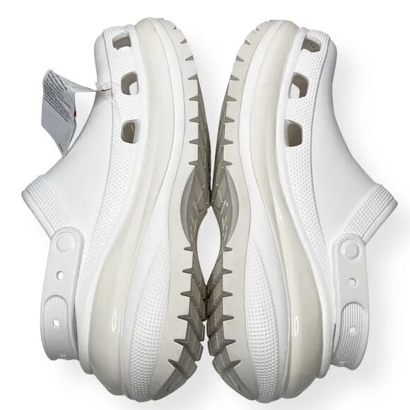 CROCS Classic Mega Crush Clogs White Size‎ 10 Women's