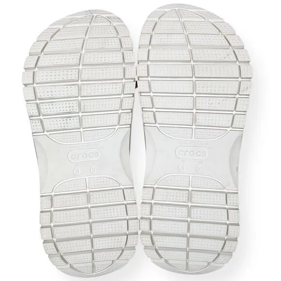 CROCS Classic Mega Crush Clogs White Size‎ 10 Women's